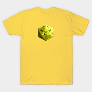 Yellow D20 T-Shirt